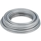 SWAWIS Trimmerfaden Mähfaden 3,0 mm x 41 M Stahldraht Freischneider Faden...