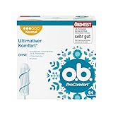 o.b. Tampon, ProComfort Normal, für mittlere bis stärkere Tage, von Öko-Test...