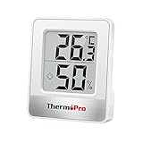 ThermoPro TP49 Kleines digitales Hygrometer, Innenthermometer, Raumthermometer,...