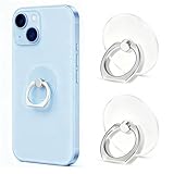 VOVIGGOL Handy Ring Halterung 2st, 360 Drehung Transparent Handy Ringhalter...