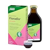 Salus Kräuterblut Floradix mit Eisen - 1x 500 ml - Pflanzliches Spezial-Tonikum...