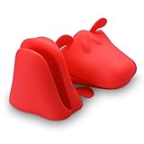 Belmalia 2X Silikon Ofen Topflappen, Silikon Topfhandschuh Ofenhandschuh...