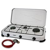 Hochwertiger 3 flammiger Camping Gaskocher Campingkocher/Lieferung inklusive...