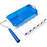 Mister Rui Farbroller Set Klein, Farbroller Klein 5cm, Schaumstoff Farbroller...