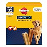 Pedigree DentaStix Hundesnack für große Hunde (25kg+), Zahnpflege-Snack mit...