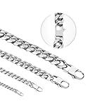 Inscca Kette Damen Dünn für Anhänger Jungs Ketten Herren Edelstahl 55cm 3 mm...