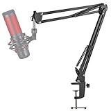 HyperX QuadCast Mikrofonarm Boom Arm - Profi Universal Mic Ständer kompatibel...