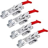 4 Stück Kniehebelspanner Metall, Spannverschluss Groß Spannschnäpper...