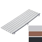INEFA Laubfangstreifen Dachrinnen Laubschutz NW100-150 (Ø 100-160mm) 100cm, 1...