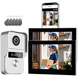 Honmidatek 1080p Video Türsprechanlage mit Türöffner für Einfamilienhäuser...