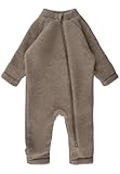 Mikk-line WALKOVERALL 56 Melange Denver | Wollwalk Overall für Baby und...