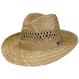 Lipodo Classic Fedora Strohhut - Sommerhut Made in Italy - Bogarthut mit...