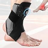 Verstellbare Sprunggelenkbandage mit Drehknopf, Knöchelbandage mit Abnehmbare...
