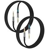 Aux Kabel 1,2M (2 Stück), Klinkenkabel 3,5mm Klinke auf 3.5mm Klinke Stereo...