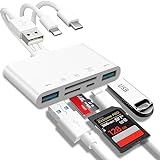 5-in-1 Speicherkartenleser, USB OTG Adapter & SD Kartenleser für iPhone/iPad,...