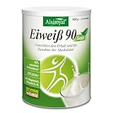 Alsiroyal Eiweiß 90 Soja (300 g) – Sojaprotein-Isolat für Muskelaufbau –...
