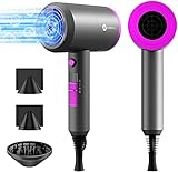 Ionen Föhn AC Motor 1800W Haartrockner, slopehill Schnelltrocknen Hair Dryer,...
