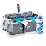 CLEANmaxx Fensterreiniger Set | 7-TLG. Fensterputzer Set für Oberflächen in...