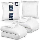 Moon 2er Pack Bettenset Ganzjahresdecke Steppbettdecke 135 x 200 cm Set inkl....
