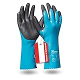 Gebol Grip Tech, lange Gummihandschuhe mit Chemikalienschutz, wasserfeste...