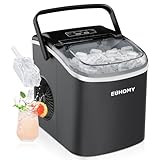 EUHOMY Eiswürfelmaschine Klein, 12KG Eiswürfelbereiter Ice Maker, 9 Würfel in...