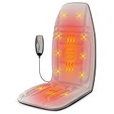 Snailax Massagesitzauflage mit Wärme und Vibration, 10 Vibrationsmotoren...