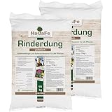 2 x 15kg HaGaFe Rinderdung, Rindermist, Kuhmist, organischer Universaldünger,...