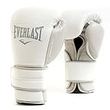 Everlast Unisex – Erwachsene Powerlock 2R Glove Handschuhe, Weiß, 14Oz Eu