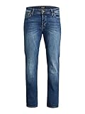 JACK & JONES Mike Original Comfort Fit Herren Jeans Hose, Farbe:Blau (814 Blue...