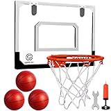 SUPER JOY Mini Basketballkorb Set für Kinder Zimmer Basketball Set Mit 3 Ball...