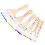 GADITIEK 6 Stück flachpinsel für Pinsel acrylfarbe, Acryl Pinsel...