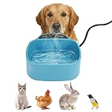 2.5 L Beheizter Wassernapf Für Hunde & Katzen, Thermostatisch Haustiernapf mit...
