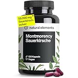 Montmorency Sauerkirsche (50:1) – 120 Kapseln – 1.100 mg Extrakt (entspricht...