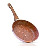 Livington Copper & Stone Pan - Bratpfanne - Pfanne 24cm - Anthihaft - für alle...