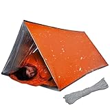 Notfallzelt für 2 Personen aus Wärmeisolierender Alufoliem, Urban Survival...