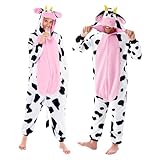 Spooktacular Creations Unisex Erwachsene Plüsch Pyjama Schlafanzug, Damen...