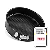 Zenker Springform Ø 26 cm PURE, Backform mit Antihaftbeschichtung, runde...