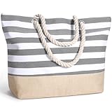 sprecenk Strandtasche Damen Große Sommertaschen, Wasserdicht Familie...