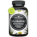 Florapur Kulturen Komplex - 20 Bakterienkulturen & Bio Inulin - 180...