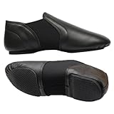 TOROMAX Supper Jazz-Tanzschuhe, weiches Leder, Neopren, Schwarz - Schwarz -...