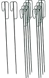 UvV Absperrleinenhalter grün 1200 mm lang (10 Stück) Laterneneisen UVV-Bügel...