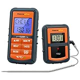 ThermoPro TP07 Barbecue Thermometer Funk Grillthermometer Bratenthermometer mit...