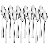 AMFUN Servierlöffel-Set, Edelstahl Löffel, Espressolöffel klein 12 stück,...