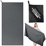 Zocipro Mikrofaser Badetüch Groß,180x80cm Kompakt Schnelltrocknend Mikrofaser...