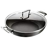 Le Creuset Aluminium-Antihaft Profipfanne mit Deckel, Ø 30 cm, Für alle...