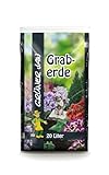BURI Graberde 20L Sack Blumenerde Pflanzerde Qualitätserde Pflanzenerde Blumen...