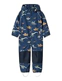 NAME IT Jungen NMMALFA08 Softshell Suit AOP1 FO NOOS Regenanzug, Blau, 104