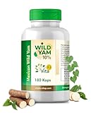 Wild Yam Kapseln | 1500mg Mexican Wild Yamswurzel 150mg Diosgenin je Tagesdosis...