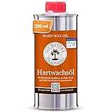OLI-NATURA Hartwachsöl - 0.25L, farblos, natur - Holzöl für Möbel, Treppen,...