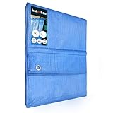 KOTARBAU® Plane - 75 g/m2 - Abdeckplane - 3 x 3 m - Schutzplane - Stark & Dick...